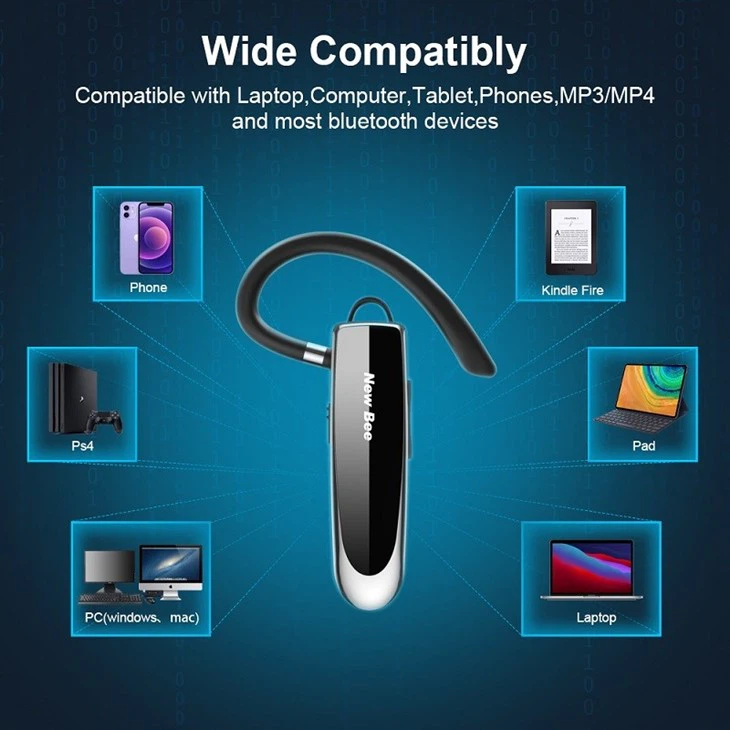 New Bee Mono Bluetooth Headset